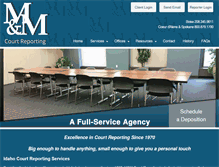 Tablet Screenshot of idahocourtreporting.com